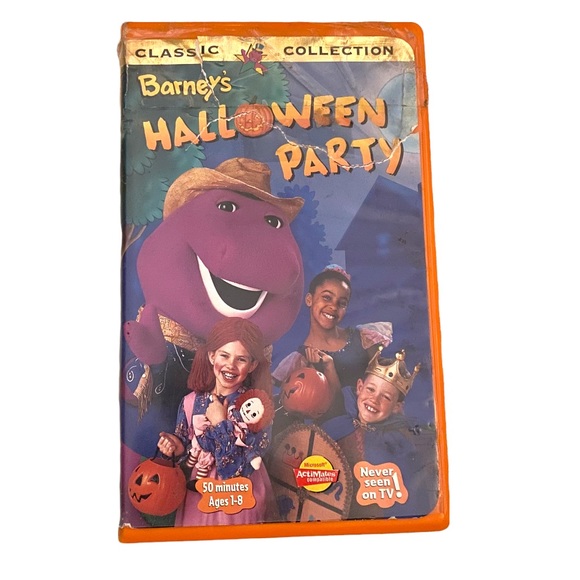Media Barney Halloween Party Vhs Poshmark
